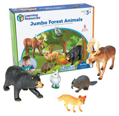 ANIMALS JUMBO FOREST SET OF 5
