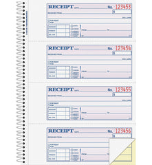 BOOK 2 PART MONEY RECEIPT 200/BK 7.625X11 ABFSC1182