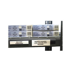 HOLDERS LABEL MAGNETIC 2X6 CLEAR CLI87247 PACK OF 10