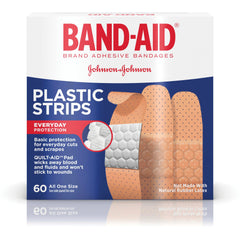 BANDAGE ADHESIVE BAND-AIDS PLSTC .75IN JOJ5635 PACK OF 60