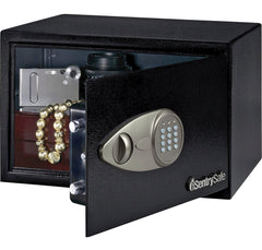 ELECTRONIC SAFE W/ LOCK KEY 13 3/4X10 5/8X8 11/16