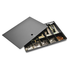 MONEY TRAY W/ LOCKING COVER 16 X11 X2 1/4 BLACK