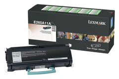 CARTRIDGE INK TONER LEXMARK LEXE260A11A BLACK