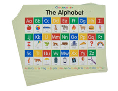 CHART - STUDENT SIZE ALPHABET 11X9 S/25