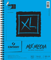 PAPER MIXED MEDIA PAD 9X12 IN 98 LB 60 SHTS