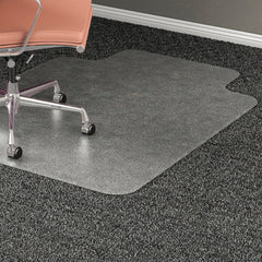 CHAIR MAT WIDE-LIP MEDIUM PILE CLEAR LLR69166