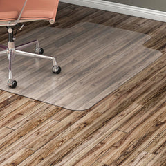CHAIR MAT WIDE-LIP HARD-FLOOR PILE CLEAR LLR69168