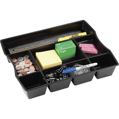 DRAWER ORGANIZER W/9 COMPARTMENTS 14-7/8INX11-7/8INX2-1/2IN BK