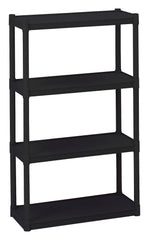 SHELF STORAGE SYSTEM OPEN 4-SHLF 32X13X54 BLK ICE20841