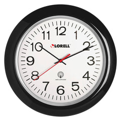 CLOCK WALL ARABIC NUMERALS WHITE/BLACK LLR60994