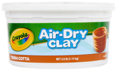 CLAY CRAYOLA AIR-DRY 2.5 LBS TERRA COTTA