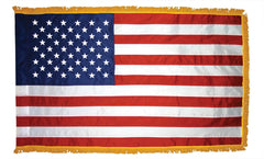 FLAG 3X5 US INDOOR NYLON FRINGED