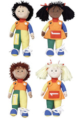 LEARN TO DRESS DOLLS SET OF 4