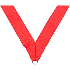 MEDALS.RECOGNITION.NECK RIBBON..RED.HR2