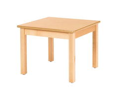 QS KIT TABLE 24 IN X 24 IN SQUARE WITH 30 IN WOOD LEGS