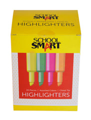 HIGHLIGHTER ASST CLRS TANK SCHOOL SMART SET OF 20