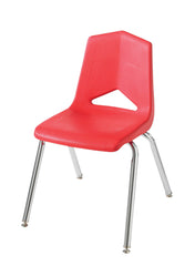 CHAIR - CLASSROOM SELECT - ROYAL SEATING 1100 4-LEG CHAIR - 18 IN A+ - SPECIFY SEAT AND BACK COLOR - CHROME - GLIDE - SPECIFY GLIDE TYPE