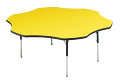 TABLE - CLASSROOM SELECT - FLOWER ACTIVITY TABLE - 60 X 60 - SPECIFY PRODUCT HEIGHT - LAMINATE - LOCKEDGE - SPECIFY TOP COLOR - SPECIFY EDGE COLOR - SPECIFY LEG COLOR - STANDARD