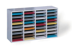 SAFCO - LITERATURE ORGANIZER - 36 COMPARTMENT - SPECIFY COLOR