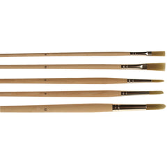 Art Brush Nylon Flat No 6 Pack 10