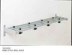 MAGNUSON - METAL WALL RACK - HOOK STYLE - 36 W X 11-1/2 D X 6-1/2 H IN - SPECIFY COLOR