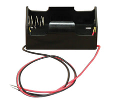 BATTERY HOLDER 9V SINGLE W/WIRE
