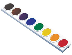 PAINT WATERCOLOR PRANG OVAL 8 PAN REFILL STRIP PACK OF 3