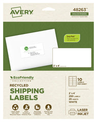 LABEL ECOFRIENDLY SHIPPING 2 X 4 IN PK OF 250 AVE48263
