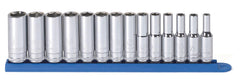 12 PT DEEP SOCKET SET METRIC 14 PC