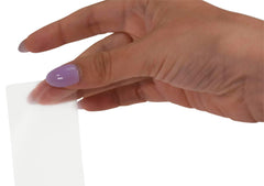 LABEL PROTECTORS CLEAR VINYL 1.5X2 IN ROLL OF 500