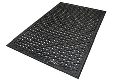 FLOOR MAT - M AND A MATTING COMFORT FLOW MAT - 3X9 FT - BLACK
