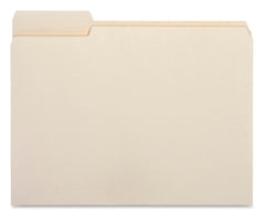 FILE FOLDER LETTER 1/3 LEFT TAB MANILA PK OF 100 BSN16490