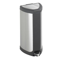 RECEPTACLE STEP-ON 4GALLON STAINLESS STEEL