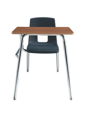 DESK - CLASSROOM SELECT - TRADITIONAL 4-LEG COMBO - 18-1/2 IN A+ - 18 X 24 IN - LAMINATE - T-MOLD - CHROME - SPECIFY SEAT AND BACK COLOR - SPECIFY TOP COLOR - SPECIFY EDGE COLOR