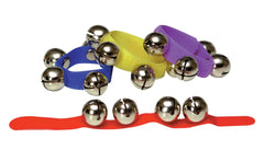 INSTRUMENT WRIST BELLS COLOR ASST W/ VELCRO SET OF 12