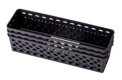 BASKET LONG ACHIEVA RECYCLED BLACK PACK OF 3