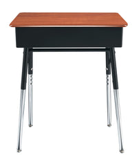 DESK - CLASSROOM SELECT - TRADITIONAL OPEN FRONT DESK - 18 X 24 IN - HARD PLASTIC - SPECIFY TOP COLOR - NONE