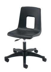 CHAIR - CLASSROOM SELECT - TRADITIONAL PNEUMATIC LIFT CHAIR - A+ SHELL 17-3/4 TO 22-1/4 H IN - SPECIFY SEAT AND BACK COLOR