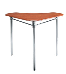 DESK - CLASSROOM SELECT - CONTEMPORARY COLLABORATION STANDING HEIGHT - TRIANGLE 36 W X 24 D - 30-43 INCH ADJUSTABLE HEIGHT - HARD PLASTIC - NONE - SPECIFY TOP COLOR - BOOKBOX - SPECIFY BOOKBOX TYPE -