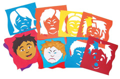 STENCILS MIX AND MATCH EMOTION SET OF 6