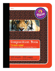 COMPOSITION BOOK PACON 7.5X9.75 5/8 IN RULED 100 SHTS 200 PGS