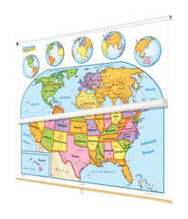 MAP NYSTROM FIRST US/WORLD COMBO