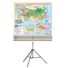 MAP NYSTROM MODERN WORLD HISTORY ON TRIPOD SET OF 16
