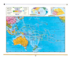 MAP NYSTROM POLITICAL RELIEF AUSTRALIA