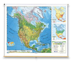MAP NYSTROM LAND COVER NORTH AMERICA MAP