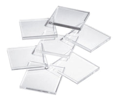 PLATES GLASS 1X2X.25 IN PACK OF 10