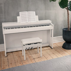 Kawai CN-201 digital upright piano - White