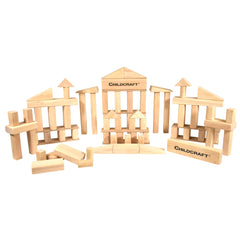 BLOCKS WOOD UNIT CHILDCRAFT SET OF 80