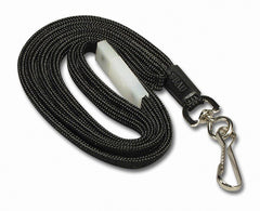 LANYARDS BLACK BREAKAWAY WITH HOOK PACK OF 12