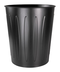 WASTEBASKET METAL 6GAL FIRE-SAFE 13X14 BLK GJO58897 KIT SET OF 2